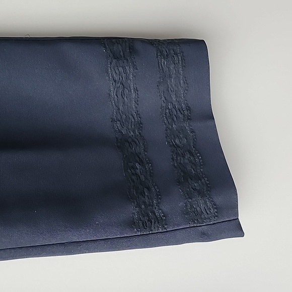 Vintage Moiselle Lace Trim Trouser Pants - Picture 2 of 8